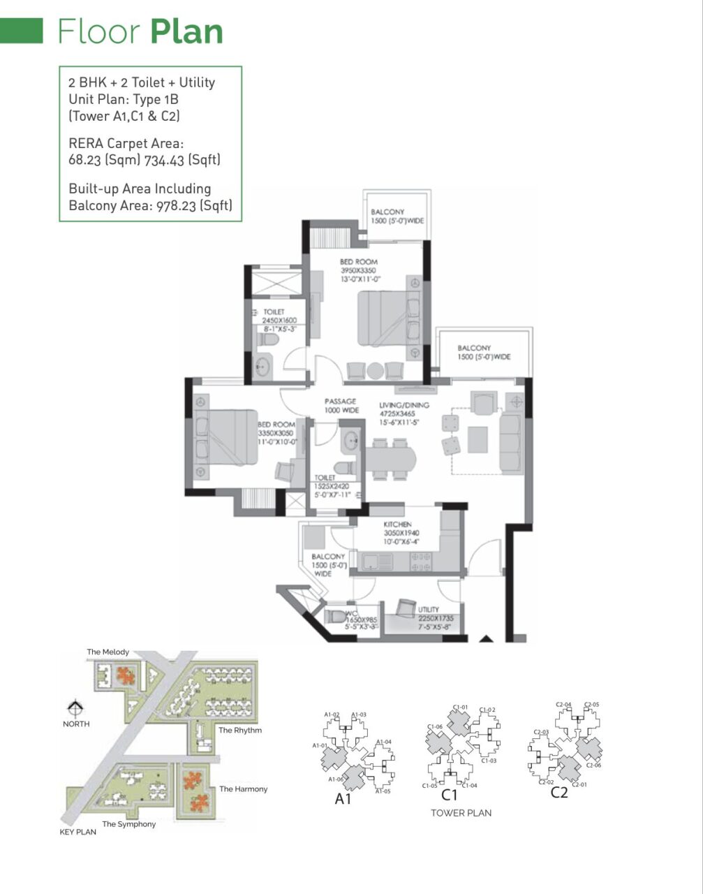 Experion the Heartsong Floor Plan